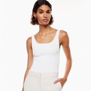 Aritzia Babaton Sculpt Knit Squareneck Tank